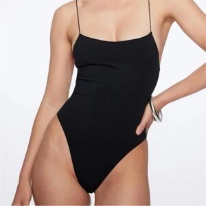 Vitamin C Black One-Piece Swimsuit